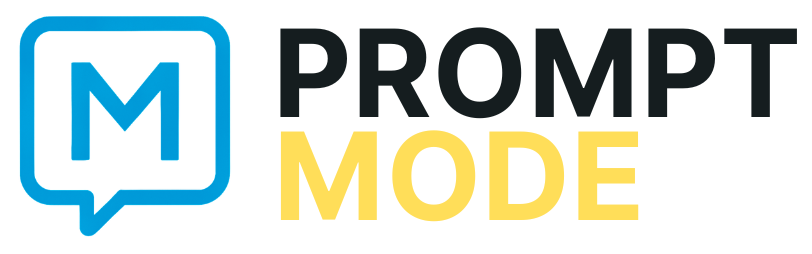 Prompt Mode Text Logo - Dark WHBG